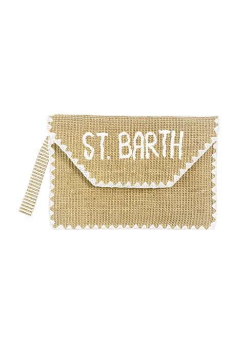 Pochette Mc2 Saint Barth Jute envelope beige bianco MC2 SAINT BARTH | Pochette | JUTEENVELOPE04245H1210